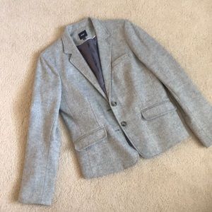 Gray wool blazer